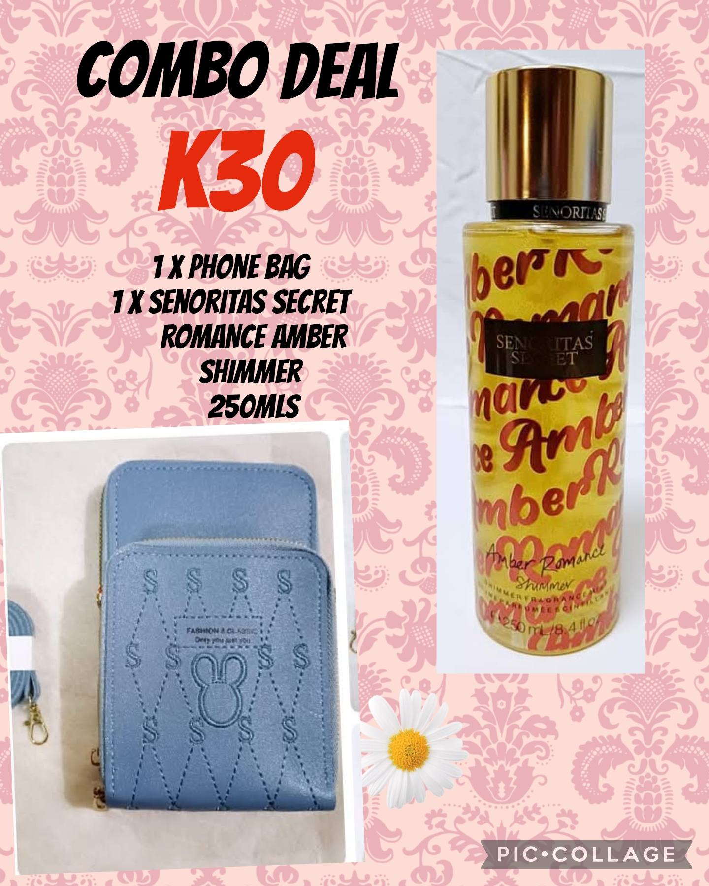 Phone Bag and Senorita Secret Shimmer Combo