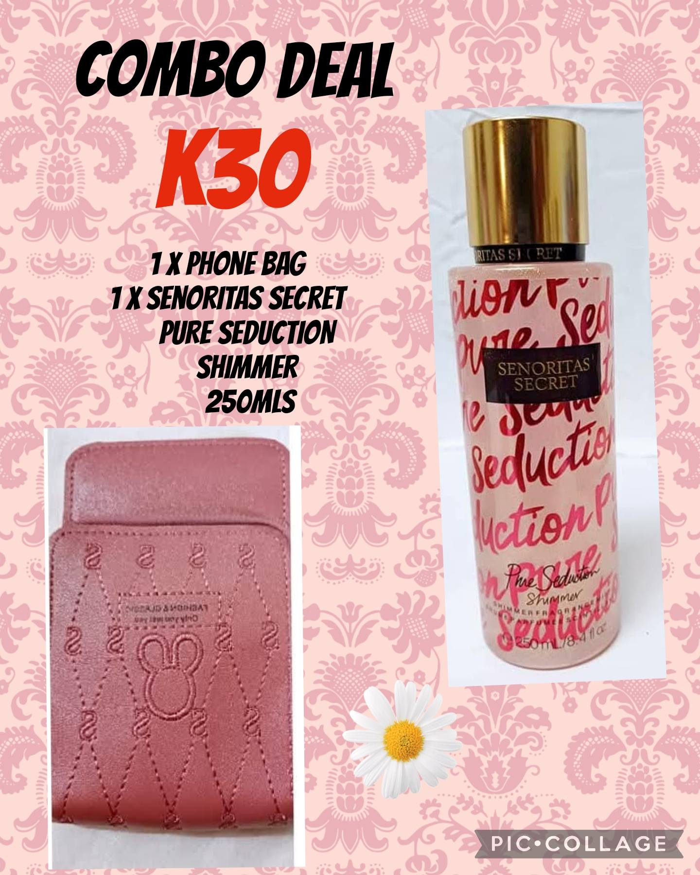 Phone Bag and Senorita Secret Shimmer Combo
