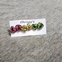 Mini Assorted Heart Studs 3pcs