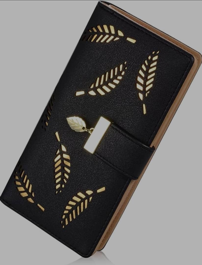 Leaf Design Wallet for Women