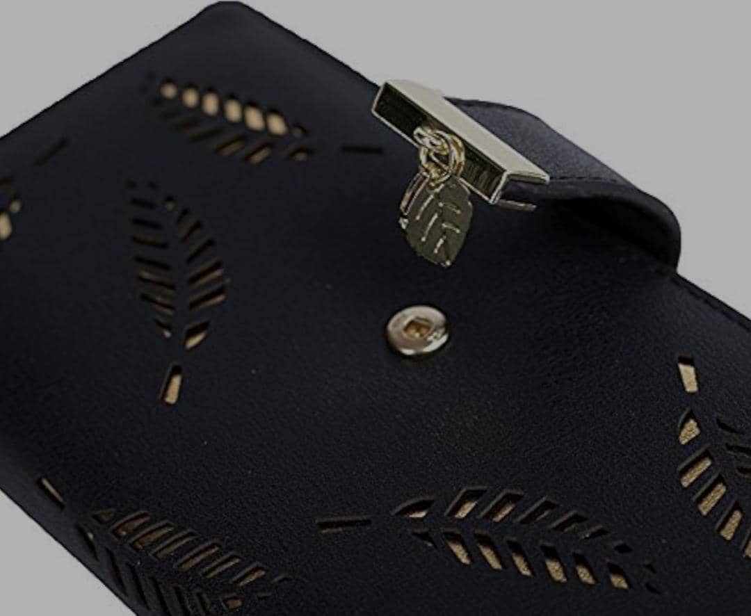 Leaf Design Wallet for Women