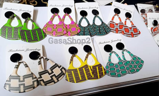 Bilum Statement Earrings