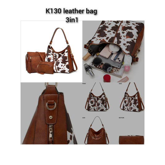 3 in 1 Office Leather Bags