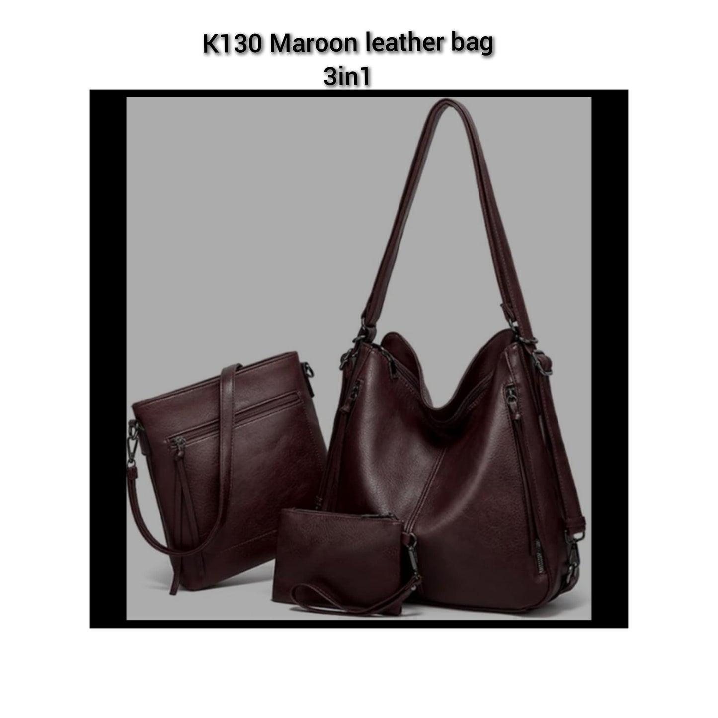 3 in 1 Office Leather Bags