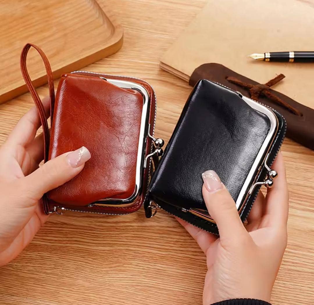 2 in 1 Mini Wallet Coin Purse & Card Holder